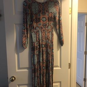 H&M Maxi long sleeve dress